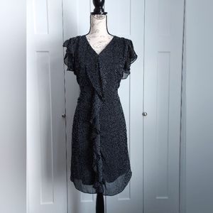 Black and white polka dot dress